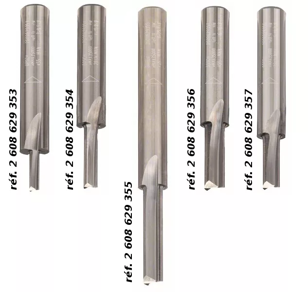 Fraise à rainurer Expert for Wood carbure- 2 tranchants BOSCH